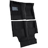 AM1212401 1969-70 American Motors AMX; 4-Speed Shifter; 2-Piece Passenger Area Carpet Set; Cutpile; Black - image 1
