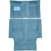 AM1212441 1969-70 American Motors AMX; 4-Speed Shifter; 2-Piece Passenger Area Carpet Set; Cutpile; Ocean Blue / Bright Blue - image 2