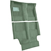 AM1212448 1969-70 American Motors AMX; 4-Speed Shifter; 2-Piece Passenger Area Carpet Set; Cutpile; Willow Green - image 1