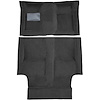 AM1212501 1968 American Motors AMX; 4-Speed Shifter; 2-Piece Passenger Area Carpet Set; Loop; Black - image 1