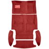 AM1212629 1969-70 American Motors AMX; Hurst 4-Speed Shifter; 5-Piece Complete Molded Carpet Set; Cutpile; Dark Red / Carmine - image 2