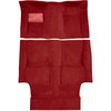 AM1212829 1969-70 American Motors AMX; Hurst 4-Speed Shifter; 2-Piece Passenger Area Carpet Set; Cutpile; Dark Red / Carmine - image 2