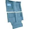 AM1212841 1969-70 American Motors AMX; Hurst 4-Speed Shifter; 2-Piece Passenger Area Carpet Set; Cutpile; Ocean Blue / Bright Bl - image 1