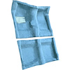 AM1213341 1970-74 American Motors Javelin; Hurst 4-Speed Shifter; 2-Piece Complete Molded Carpet Set; Cutpile; Ocean Blue / Brig - image 1