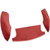 AM1302729 1969-70 American Motors AMX; 3-Piece Cargo Area Carpet Set; Cutpile; Dark Red / Carmine - image 1