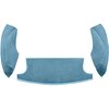 AM1302741 1969-70 American Motors AMX; 3-Piece Cargo Area Carpet Set; Cutpile; Ocean Blue / Bright Blue - image 2