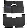 AM1385501 1967-69 AMC Ambassador, Rebel; 2-Door Convertible; 2-Piece Complete Molded Carpet Set; Loop; Black - image 1