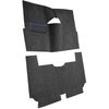 AM1385501 1967-69 AMC Ambassador, Rebel; 2-Door Convertible; 2-Piece Complete Molded Carpet Set; Loop; Black - image 2