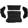 AM1386801 1972-78 American Motors Gremlin; 4-Piece Cargo Area Carpet Set; Cutpile; Black - image 2