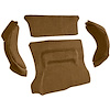 AM1386824 1972-78 American Motors Gremlin; 4-Piece Cargo Area Carpet Set; Cutpile; Saddle - image 1