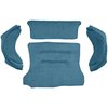 AM1386841 1972-78 American Motors Gremlin; 4-Piece Cargo Area Carpet Set; Cutpile; Ocean Blue / Bright Blue - image 2