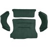 AM1386846 1972-78 American Motors Gremlin; 4-Piece Cargo Area Carpet Set; Cutpile; Jade Green - image 2
