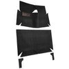 AM1440501 1963-66 American Motors Ambassador; 2 or 4 Door; 4-Piece Complete Molded Carpet Set; Loop; Black - image 2