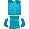 AM1441308 1970-71 American Motors Gremlin; 5-Piece Complete Molded Carpet Set; Loop; Medium Blue - image 2