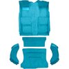 AM1441308 1970-71 American Motors Gremlin; 5-Piece Complete Molded Carpet Set; Loop; Medium Blue - image 3