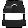 AM1448501 1961-63 American Motors American; 2-Door Convertible; 2-Piece Complete Molded Carpet Set; Loop; Black - image 1