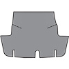 AM15270 1968-69 American Motors Javelin; Trunk Mat; TM Foam Material; Blue Herringbone - image 1