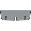 AM15272 1971-74 American Motors Javelin; Short Trunk Mat; TM Foam Material; Blue Herringbone - image 1