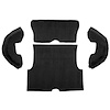 AM1714001 1973 American Motors Hornet; 2-Door Hatchback; w/o Hidden Compartment; 4-Piece Cargo Area Carpet Set; Loop; Black - image 1