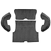 AM1746501 1978-79 AMC Hornet, Concord; 2-Door Hatchback; with Hidden Compartment; 4-Piece Cargo Area Carpet Set; Cutpile; Black - image 1