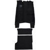 AM1750901 1974-78 AMC Hornet, Concord; 4-Door Wagon; Early Model; 3-Piece Complete Molded Carpet Set; Cutpile; Black - image 2