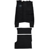 AM1750901 1974-78 AMC Hornet, Concord; 4-Door Wagon; Early Model; 3-Piece Complete Molded Carpet Set; Cutpile; Black - image 3