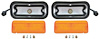 Park Lamp Assembly 1964 Chevy Impala, Full-Size Car - Amber Lens - image 1
