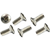 B12527 1947-81 GM, Door Latch Mechanism Screw Kit, 1/4-20 X 5/8" Phillips Oval Head, Stainless Steel, 6 Piece Set