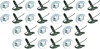 B1423 1966 Chevrolet; Impala; Impala SS; Fender Molding Clip Set; 14 Clips, 14 Nuts; LH and RH - image 1