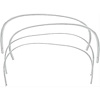 B1441 1972-76 Impala 2 Door, 4 Door, Except Wagon; Wheel Opening Molding Set; Front & Rear; Set of 4 - image 1