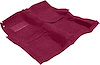 B16252B49 Molded Loop Carpet Set 1965-70 Impala/Full Size 2-Door With 4 Speed Medium Red - image 1