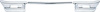 B17050 Front Bumper Set 1964 Impala, Bel Air, Biscayne; Chrome; 3-Piece Set - image 1