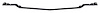 B1742B Upper Radiator Support Brace for 1964 Impala, Bel Air, Biscayne; EDP Coated - image 1