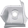 B1744W 1963 Impala, Bel Air, Biscayne; Tail Lamp Mounting Panel; LH Drivers Side; Silver Weld Through Coated - image 1