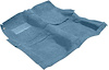 B1818P03 Molded Cut Pile Carpet Set 1987 Chevrolet Full Size 4-Door Late Model Blue - image 1