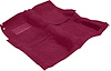B1967B49 Molded Loop Carpet Set 1961-64 Impala/Full Size 4-Door Sedan Medium Red - image 1