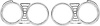 Headlamp Bezels 1961 Chevrolet Impala - image 1