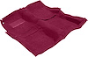 B26252B49 Molded Loop Carpet Set With Mass Backing 1965-70 Impala/Full Size 2-Door With 4 Speed Medium Red - image 1