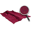 B2743P49 Molded Cut Pile Carpet Set With Mass Backing 1974-76 Impala/Full Size 4-Door Hardtop Light Oxblood - image 1