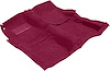 B3020B49 Molded Loop Carpet Set With Mass Bracking 1965-70 Impala/Full Size 2-Door With Automatic Medium Red - image 1