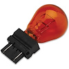 B3157A 3157A Incandescent Bulb, S-8, Double Filament, Plastic Wedge Base, 3/32cp, Amber - image 1