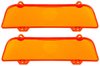 B403310 Park Light Lens 1960 Impala, Bel Air, Biscayne; Amber; Pair - image 3
