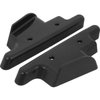 B6570 1965-70 Impala, Caprice; Interior Center Pillar Caps; 4 Door, Hardtop; Pair - image 2