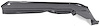 B73562L Trunk Drop Off Filler Panel 1965-66 Impala, Bel Air, Biscayne; Drivers Side; EDP Coated