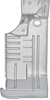 B7772W 1965-66 Impala, Bel Air, Biscayne; Partial Trunk Pan; LH Drivers Side; Silver Weld Thru Coated - image 1