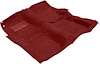 B9166T02 1961-62 Full Size 2 Door Hardtop/Conv Red/Black Tuxedo (Salt & Pepper) Carpet Set With Mass Backing - image 1
