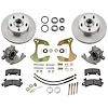 BK2055A 1955-57 Bel Air/1959-64 Impal/Bel Air/Biscayne; Front Disc Brake Conversion Set; For Stock Spindle; Plain 11 in. Rotors