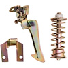BP1172G Hood Catch and Pilot Bolt Set; 1965-67 Pontiac Tempest, Lemans, GTO; Pilot Bolt, Spring, Safety Catch and Bracket - image 1