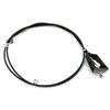 BP1180Z 1969-72 Pontiac GTO, LeMans: 1970-72 Oldsmobile Cutlass Supreme, Cutlass, F85, Inside Hood Release Handle/Cable - image 2
