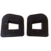 BP12797S 1969-72 Buick Skylark, GS, GS 455, 1969 GS 350, GS 400; Ram Air Hood Seal Scoop Plates; Pair